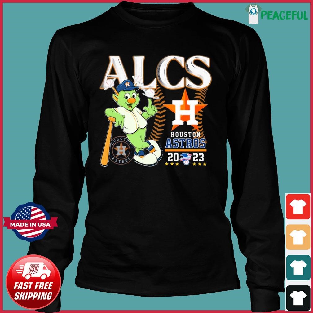Houston Astros Mascot And Players ALCS 2023 t-shirt - ColorfulTeesOutlet