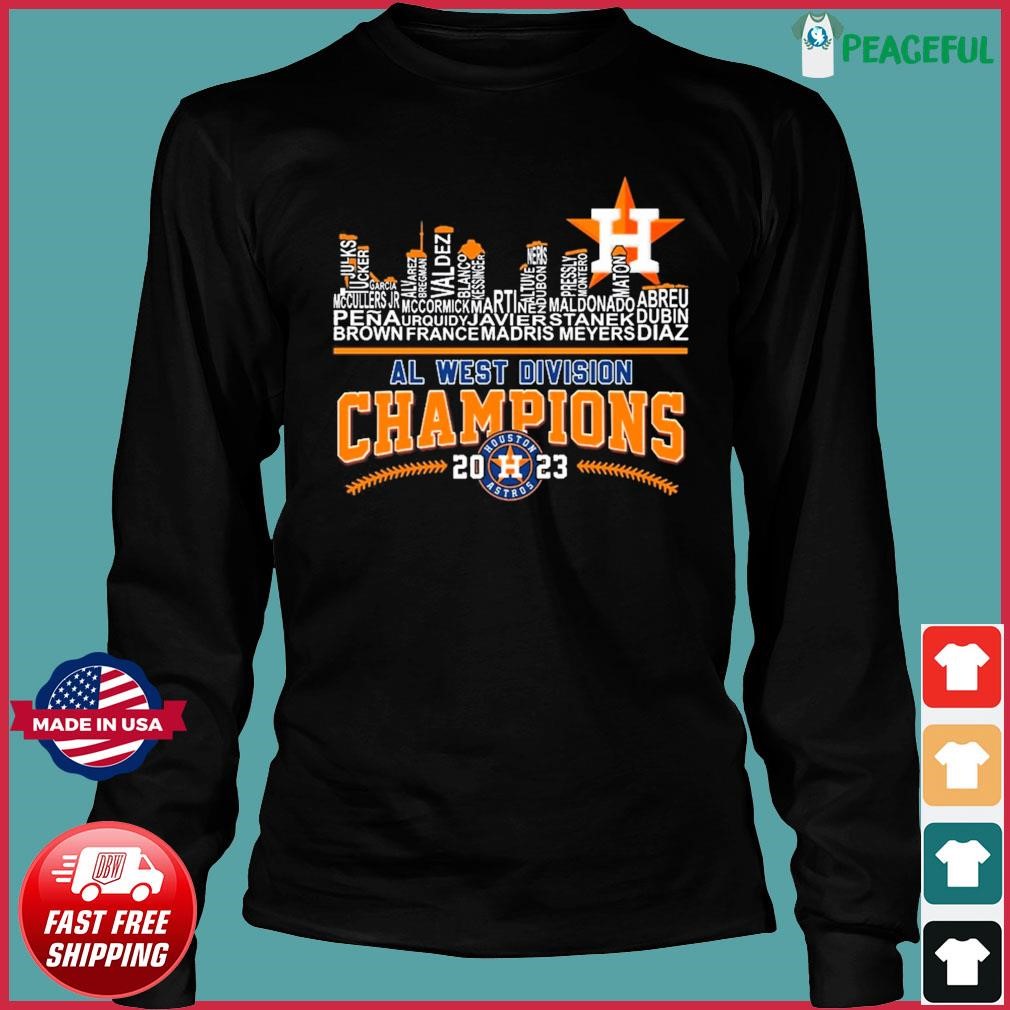 Houston Astros Skyline Al West Division Champions Shirt, hoodie