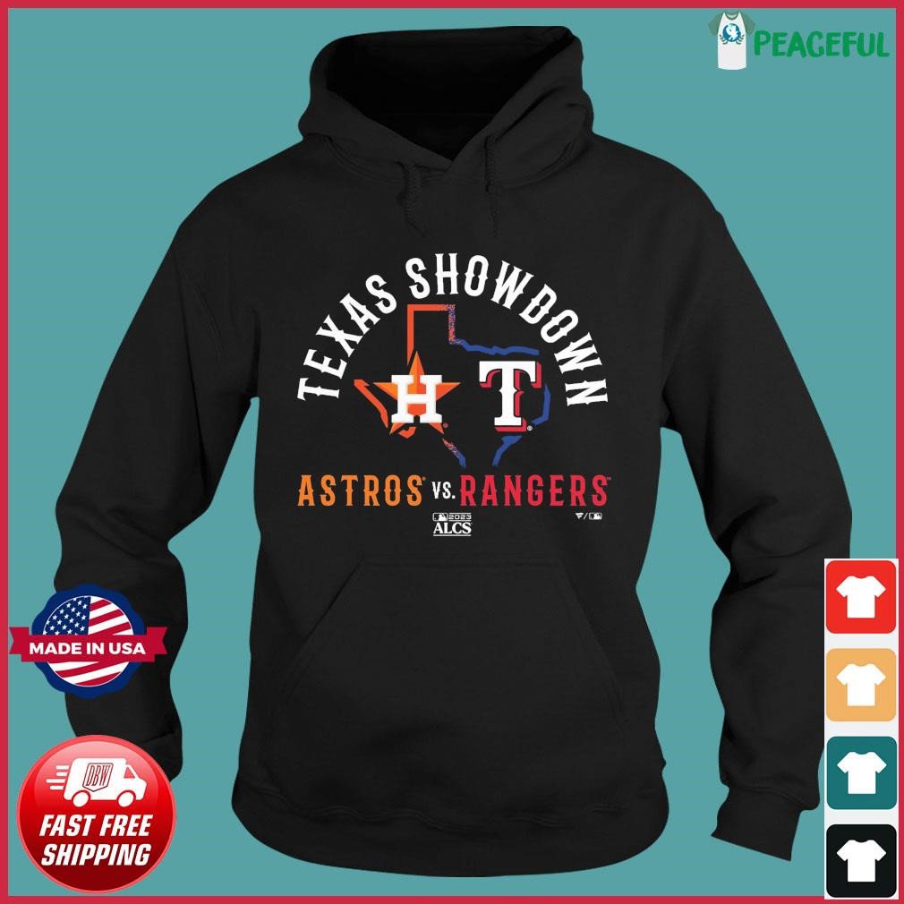 Official Houston astros vs Texas rangers 2023 alcs matchup Texas showdown T- shirt, hoodie, tank top, sweater and long sleeve t-shirt
