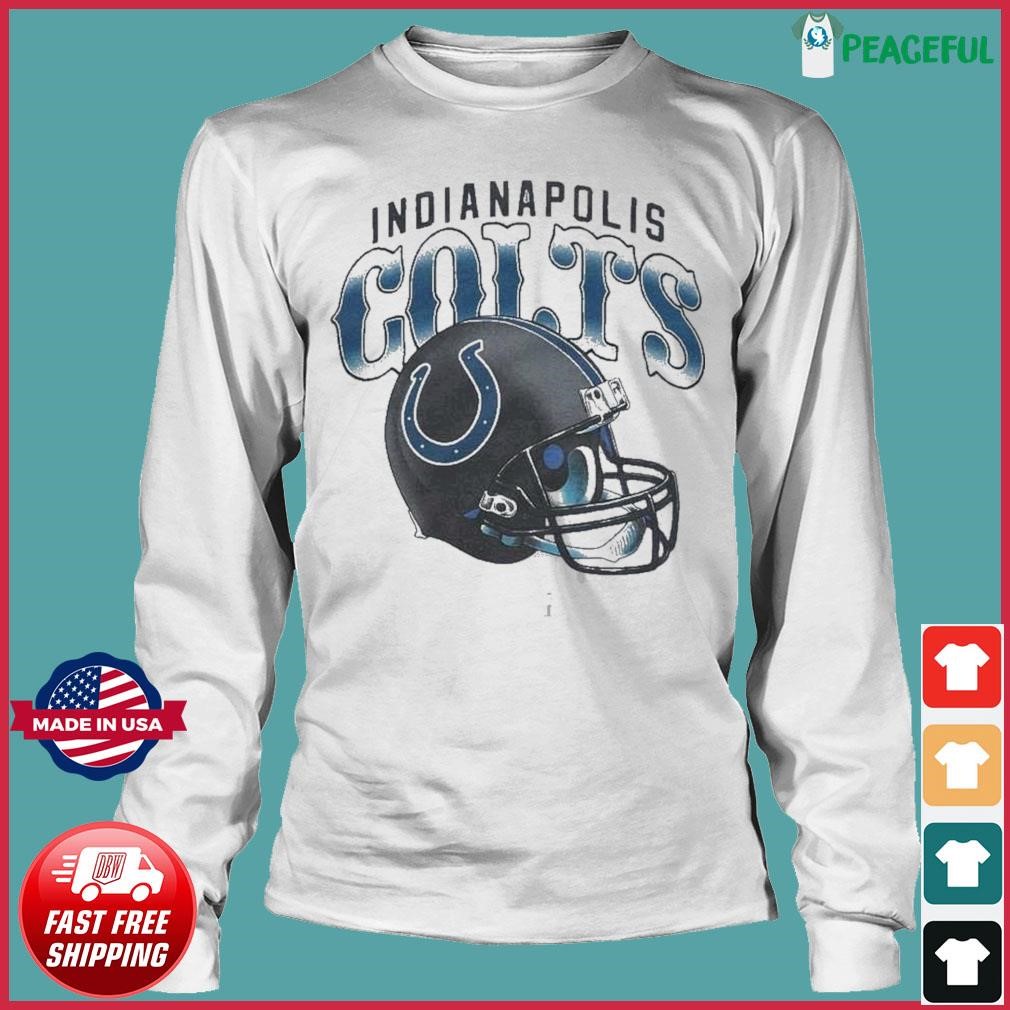 Indianapolis Colts Helmet Hoodie  Retro Indianapolis Colts Hoodie