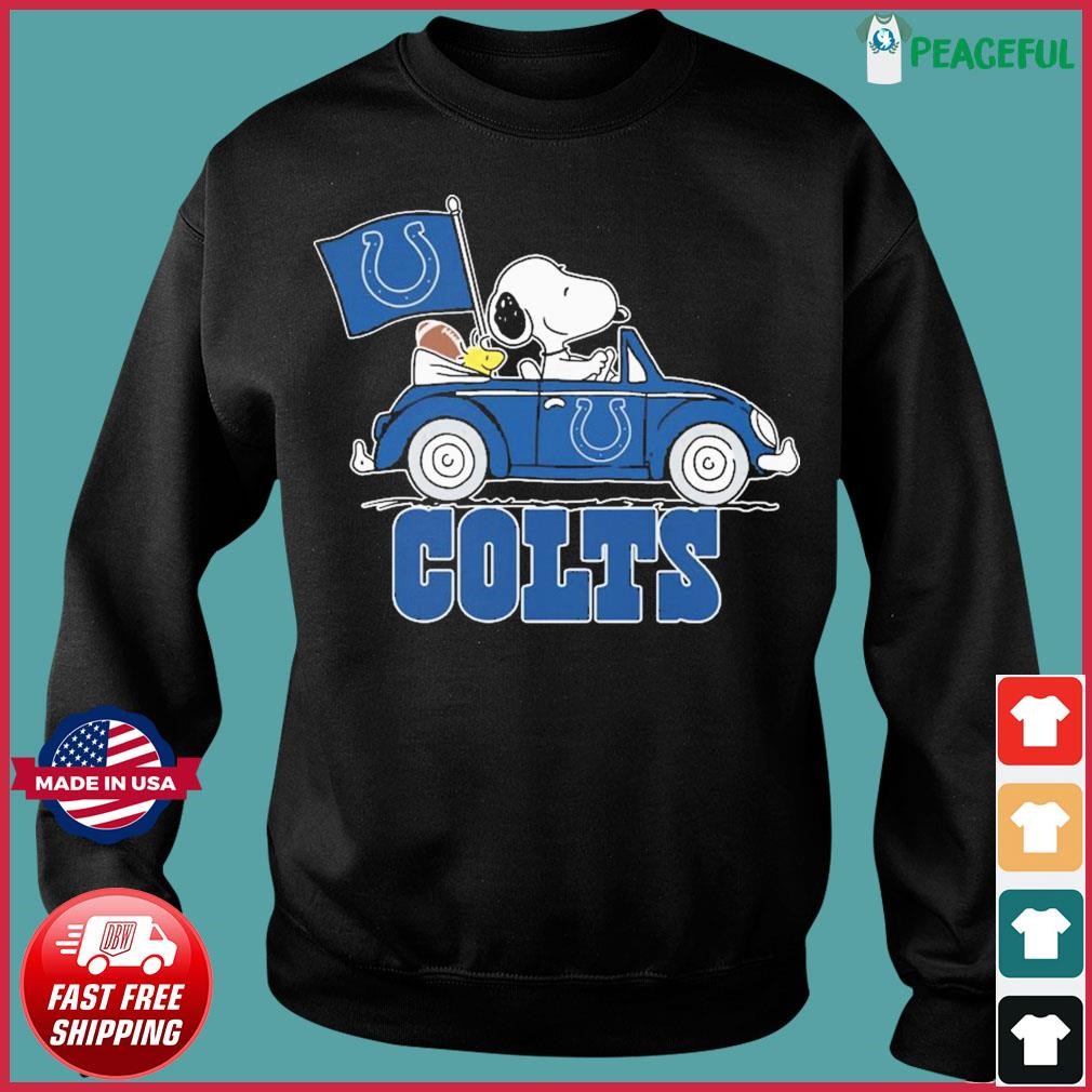 Indianapolis Colts Peanuts Snoopy Charlie Brown And Woodstock Shirt,  hoodie, sweater, long sleeve and tank top