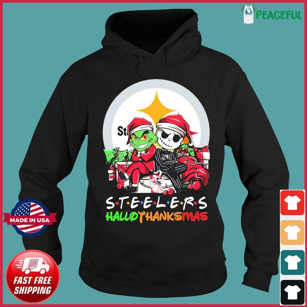 Jack Skellington the Pittsburgh Steelers happy Halloween shirt, hoodie,  sweater, long sleeve and tank top