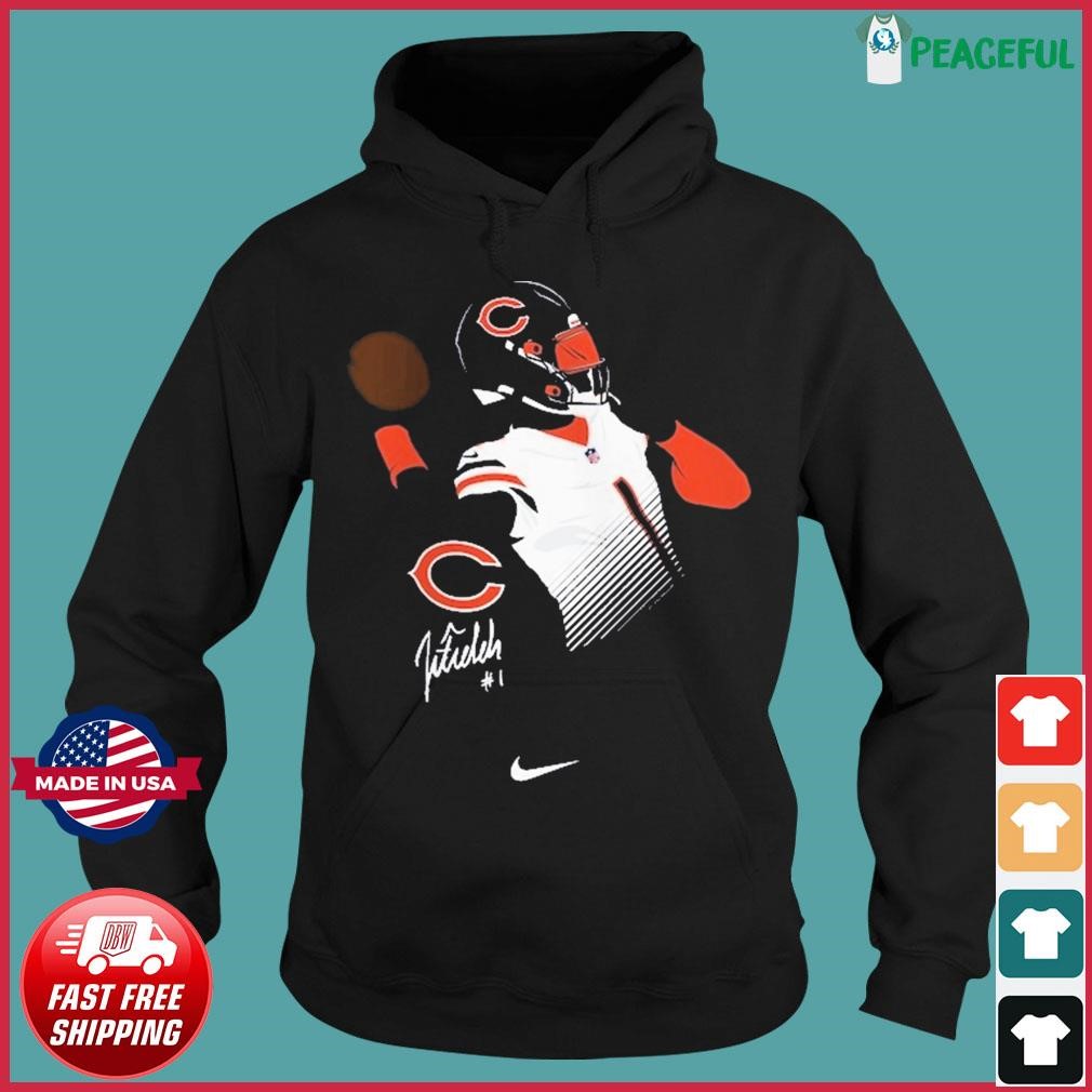 justin fields  Justin fields, Chicago bears jersey, Nike jersey