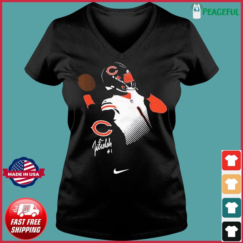 Justin Fields Chicago Bears T-Shirts, Bears T-Shirts