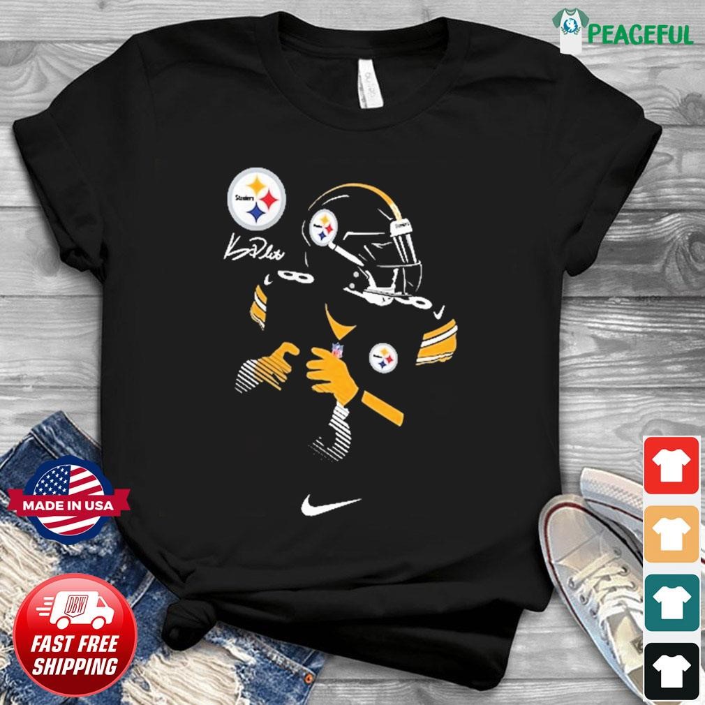 Kenny Pickett Pittsburgh Steelers Nike Player Name & Number T-Shirt - Black