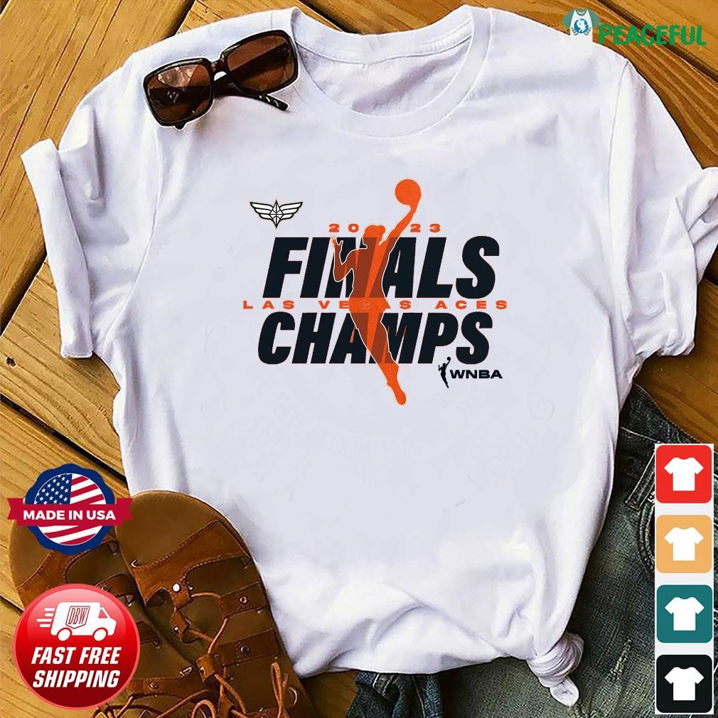 Las Vegas Aces Nike Youth 2023 WNBA Finals Champions Authentic Parade T- Shirt - White