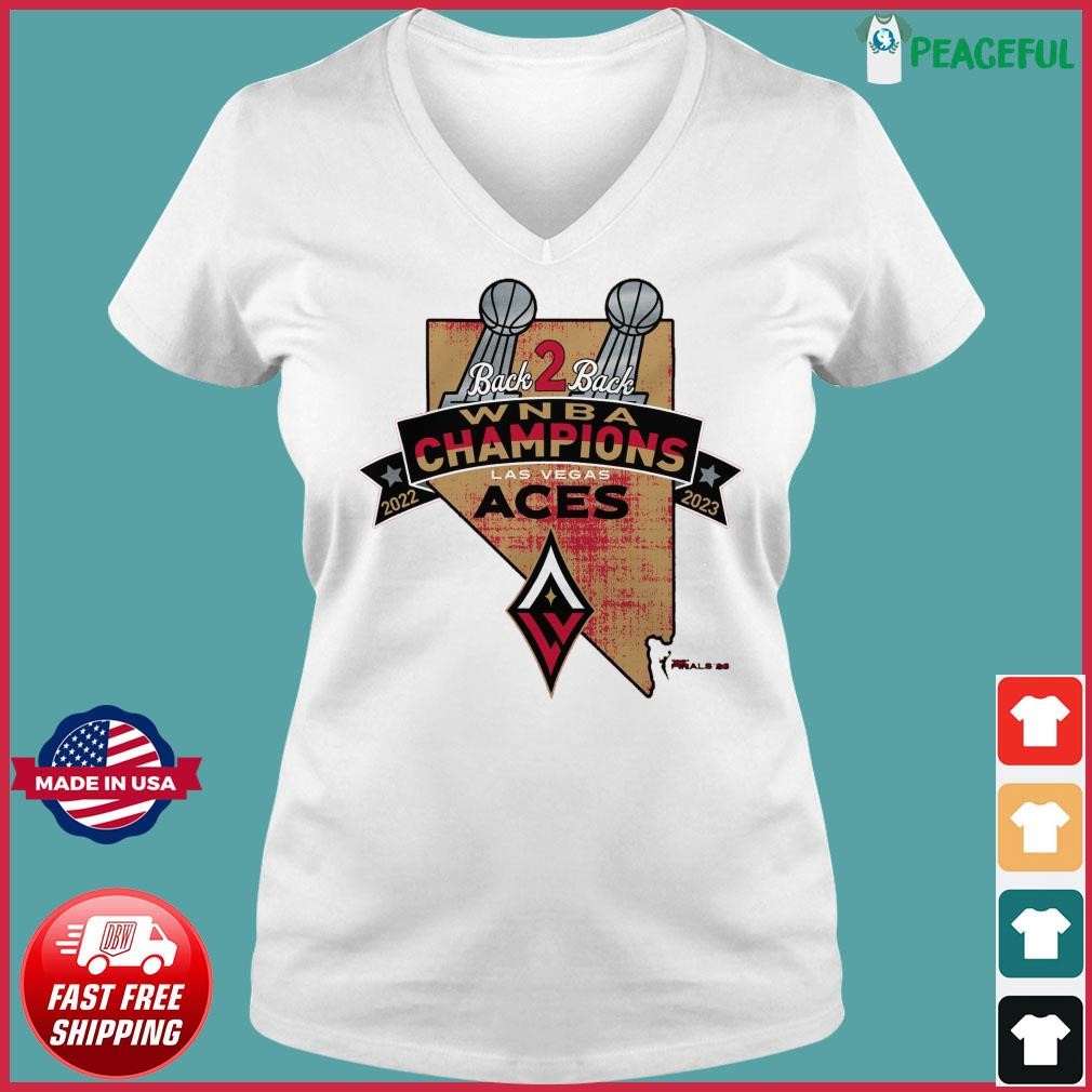 2022 WNBA Champions Las Vegas Aces Champs Unisex T-Shirt - REVER LAVIE