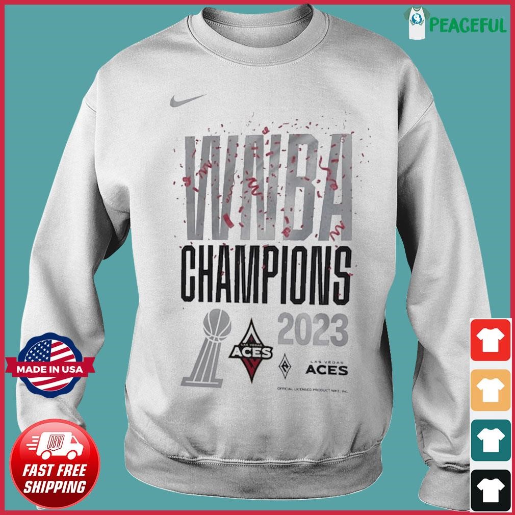 Las Vegas Aces Men's Nike WNBA Parade T-Shirt.