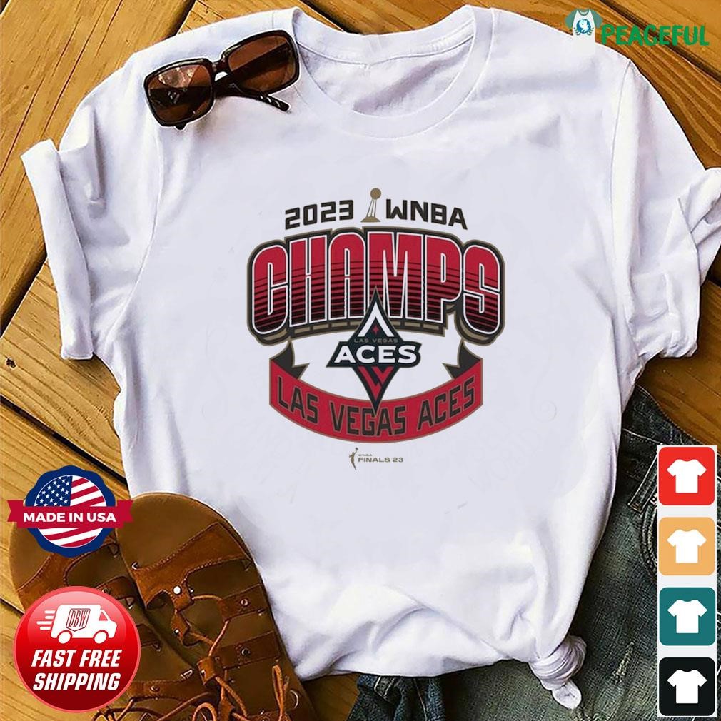 Las vegas aces sportiqe 2023 wNBA finals champions banner shirt, hoodie,  sweater and long sleeve