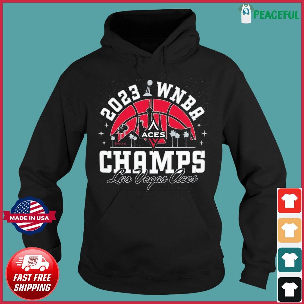 Las vegas aces sportiqe 2023 wNBA finals champions banner shirt, hoodie,  sweater and long sleeve
