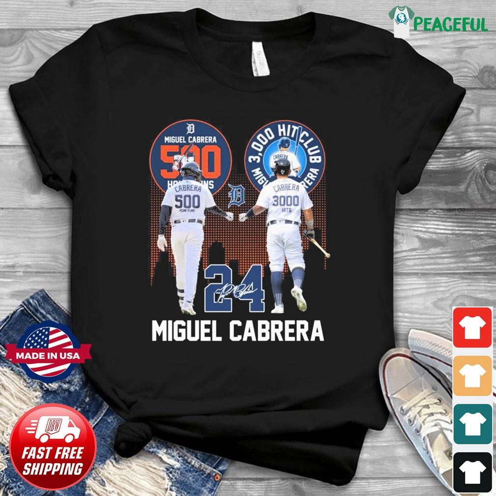 miguel cabrera 3000 hits shirt
