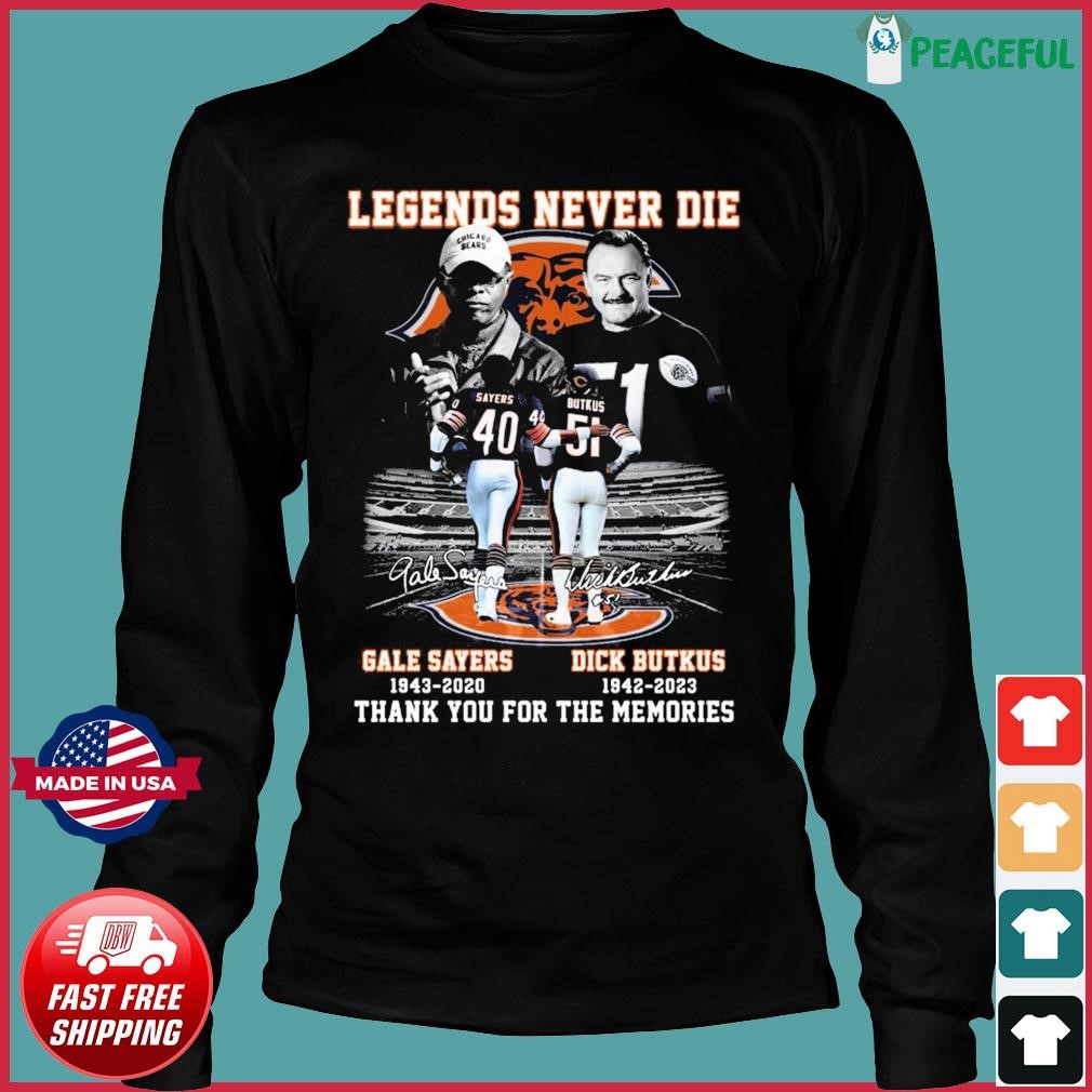 Gale Sayers Chicago Football Legend Tribute Fan T Shirt