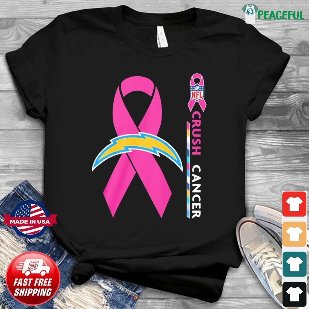 Original Los Angeles Chargers NFL Crush Cancer 2023 shirt, hoodie, sweater,  long sleeve and tank top