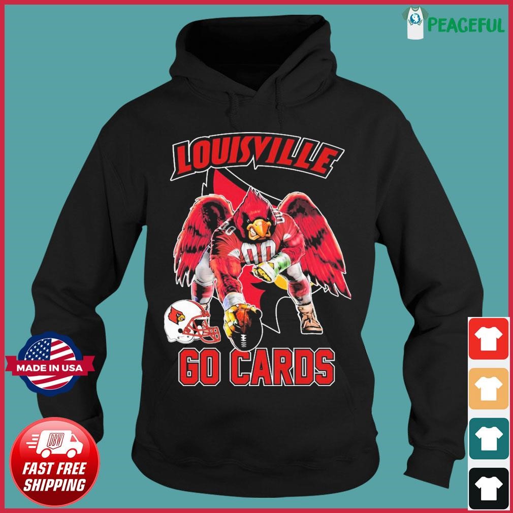 Official Louisville cardinals let's play football shirt, hoodie, sweater,  long sleeve and tank top