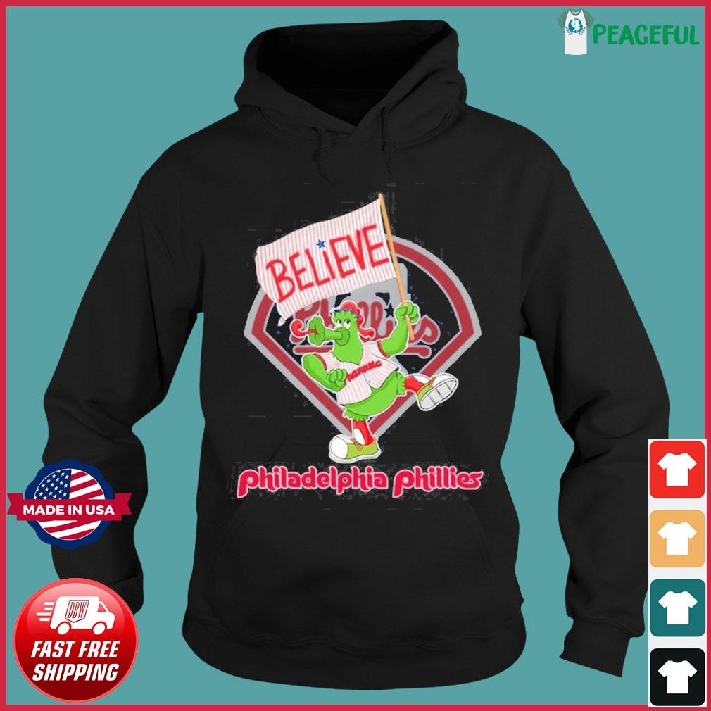 Mascot Phillie Phanatic Believe Philadelphia Phillies Shirt, hoodie,  sweater, long sleeve and tank top