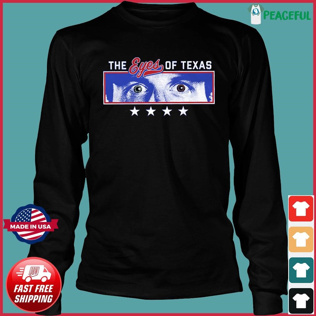 Quality Max Scherzer The Eyes Of Texas Unisex T-Shirt - Roostershirt