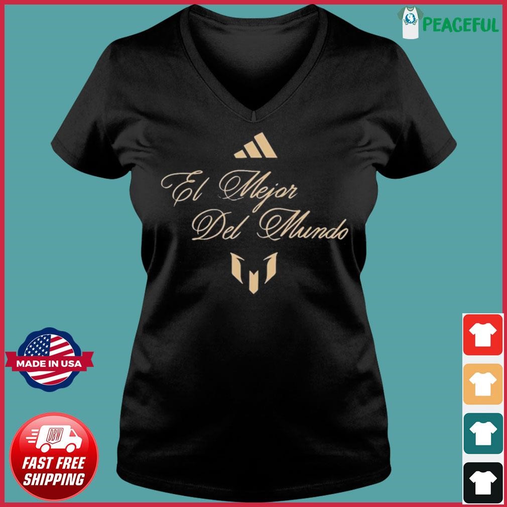 Messi x Ballon d'Or 2023 El Mejor del Mundo Shirt Ladies V-neck Tee.jpg