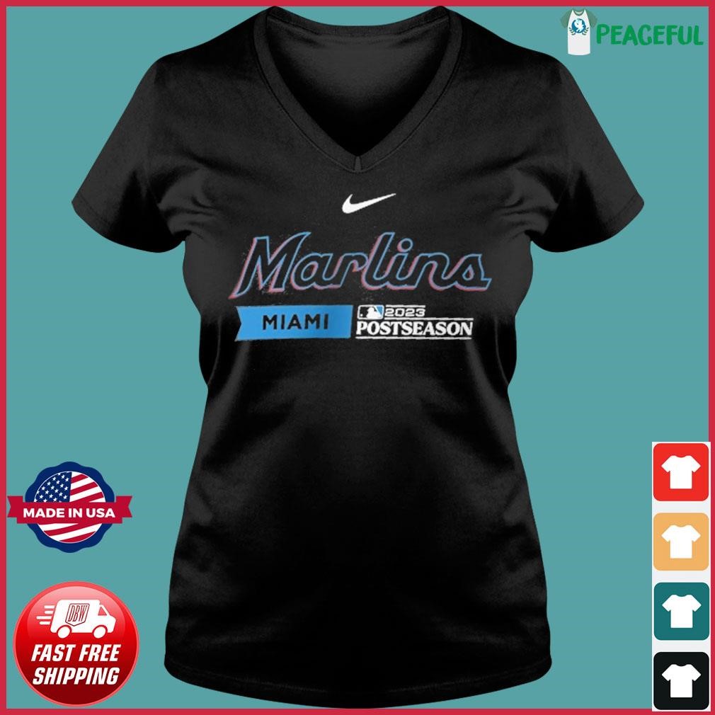 Miami Marlins Nike Women's 2023 Postseason Authentic Collection Dugout Shirt,  hoodie, sweater, long sleeve and tank top