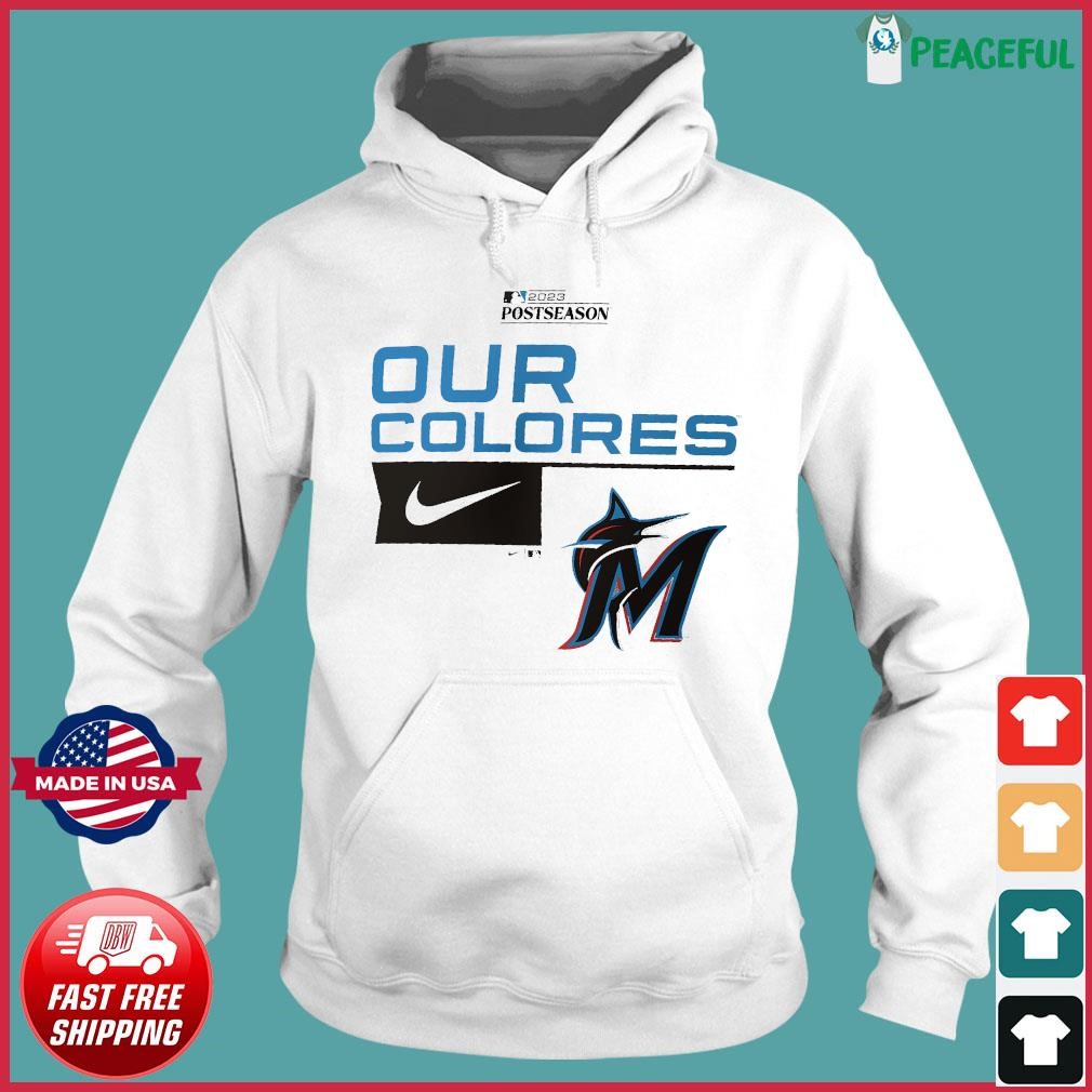 Miami Marlins Nike Our Colores Postseason 2023 Shirt, hoodie, sweater, long  sleeve and tank top