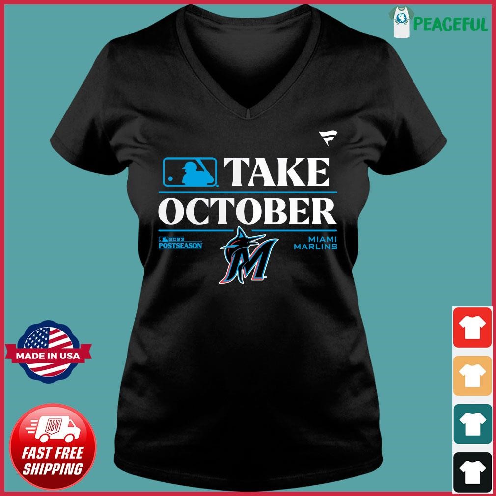 Miami Marlins Women's 2023 Postseason Locker Room Shirt