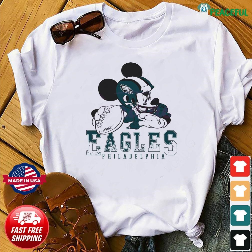 Official Philadelphia eagles NFL mickey mouse player cartoon 2023 T-shirt,  hoodie, tank top, sweater and long sleeve t-shirt