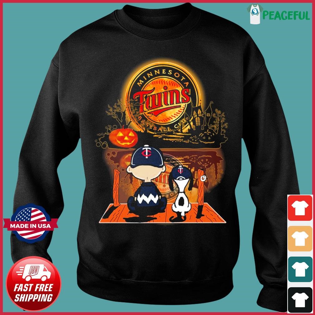 Snoopy and Charlie Brown playing Baseball Minnesota Twins shirt, hoodie,  sweater and long sleeve