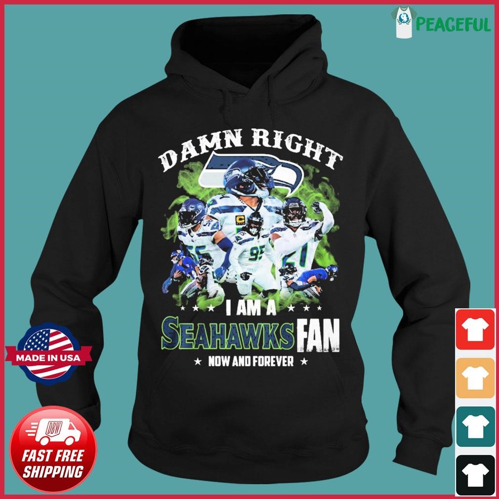 I'm Seattle Seahawks fan shirt, hoodie, sweater, long sleeve and