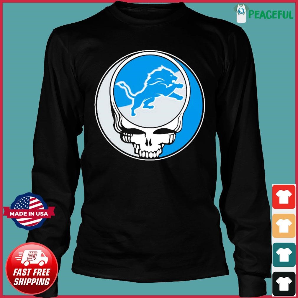 Detroit Lions Grateful Dead Steal Your Face Shirt - High-Quality Printed  Brand