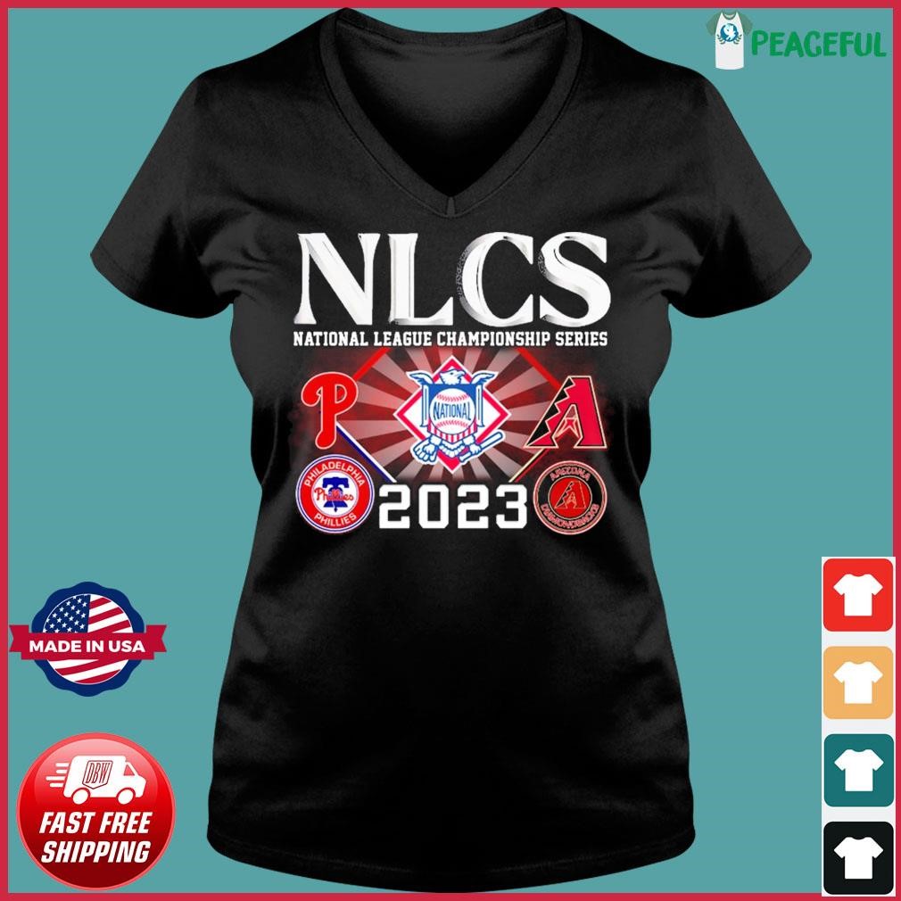 Philadelphia Phillies vs Arizona Diamondbacks 2023 NLCS Championship Logo  Shirt, hoodie, sweater and long sleeve