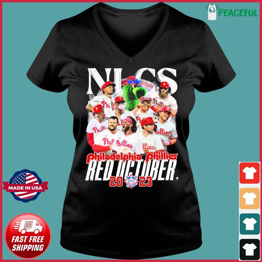 NLCS Philadelphia Phillies Team Red October 2023 Shirt - Danmerch