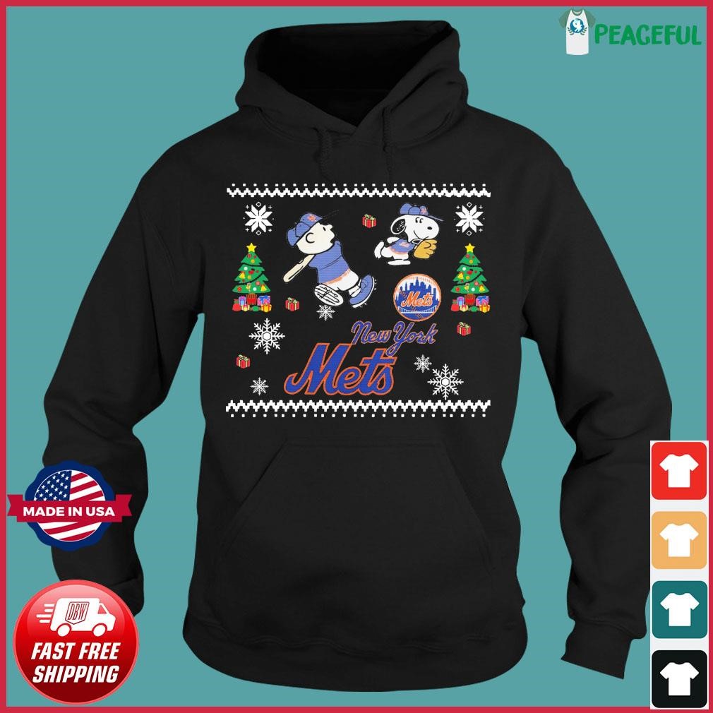 New York Mets Peanuts Snoopy For Christmas shirt, hoodie, sweater