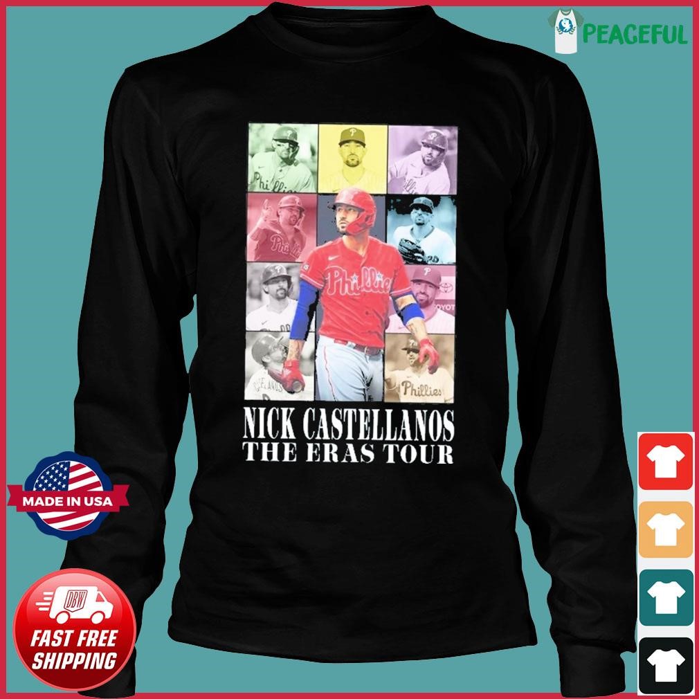 Nick Castellanos The Eras Tour Shirt Vintage Phillies Sweatshirt Baseball  Jersey Fan Gifts Hoodie Nick Castellanos Tshirt Trendy Shirt, hoodie,  sweater, long sleeve and tank top