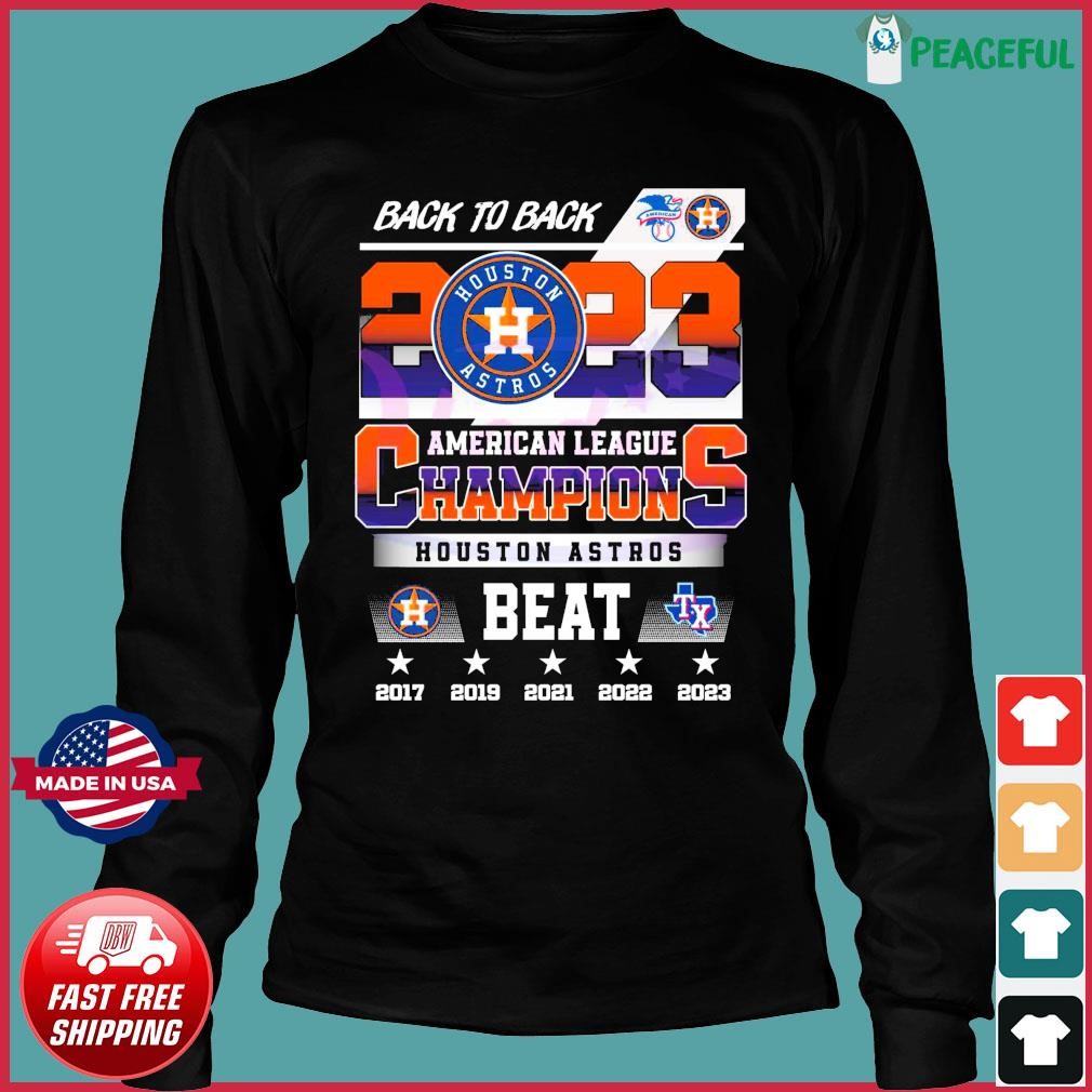 Original MLB Houston Astros Back2back2back 2023 AL East Division Champions  2021 2022 2023 Shirt, hoodie, sweater, long sleeve and tank top