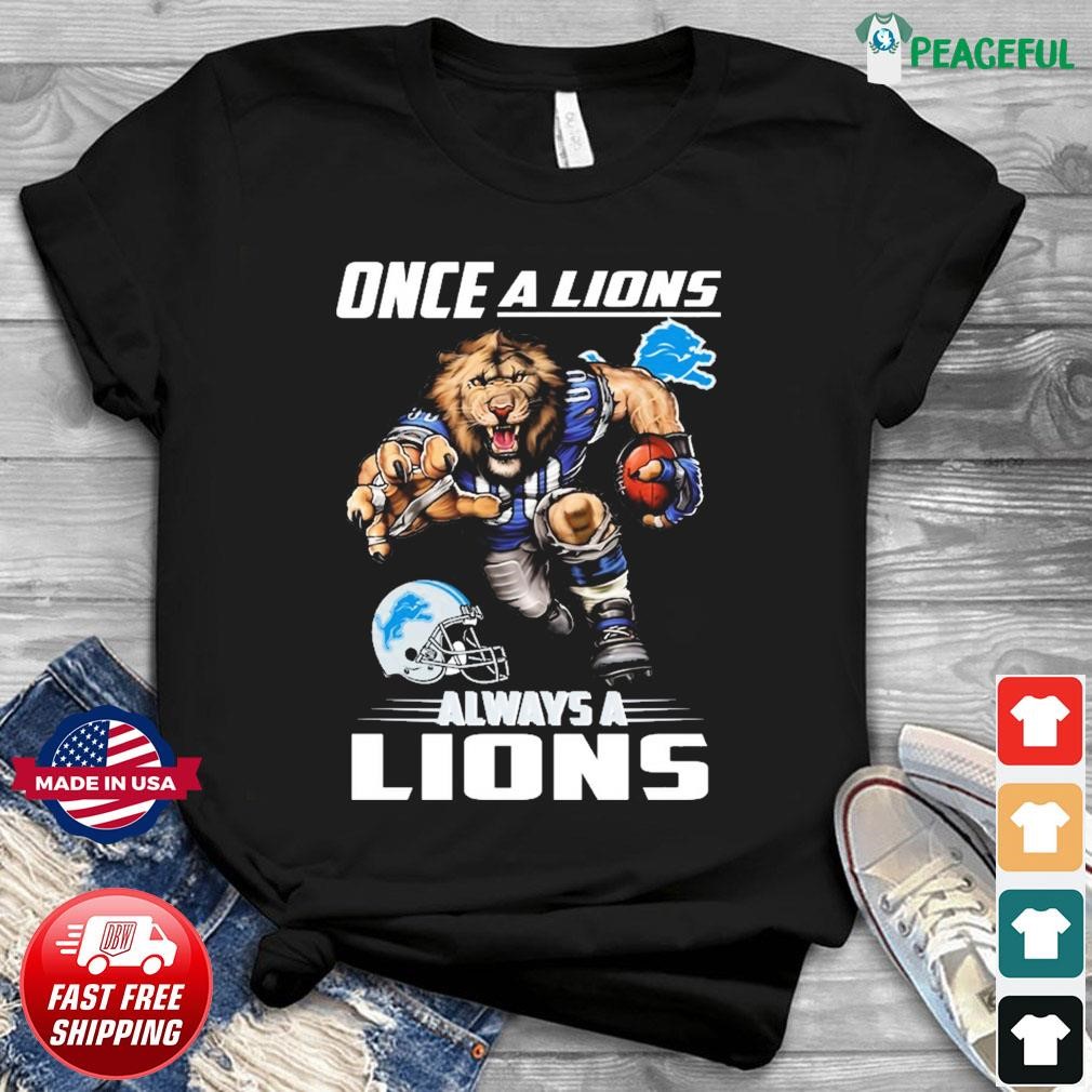 Detroit Lions Boys Long Sleeve Tee Shirt