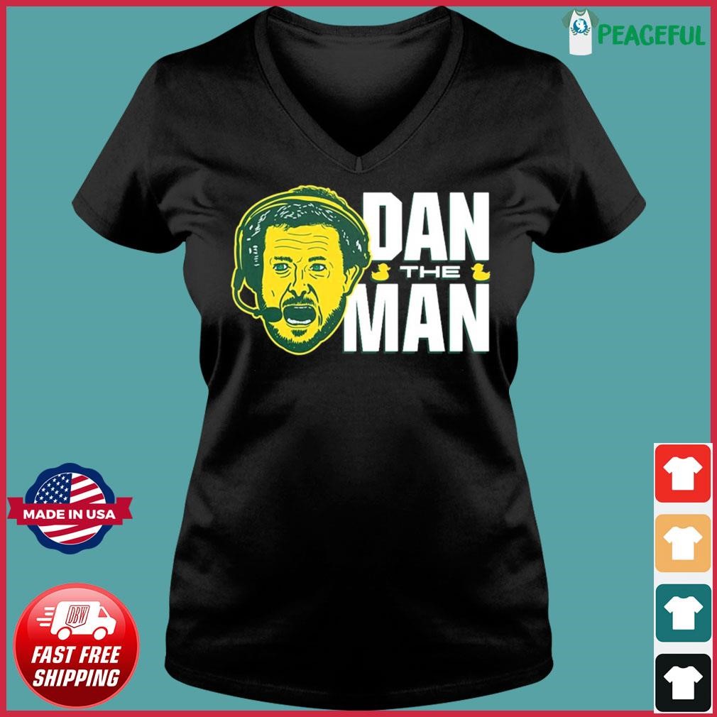 Oregon Ducks Dan Lanning Dan The Man Shirt Ladies V-neck Tee.jpg