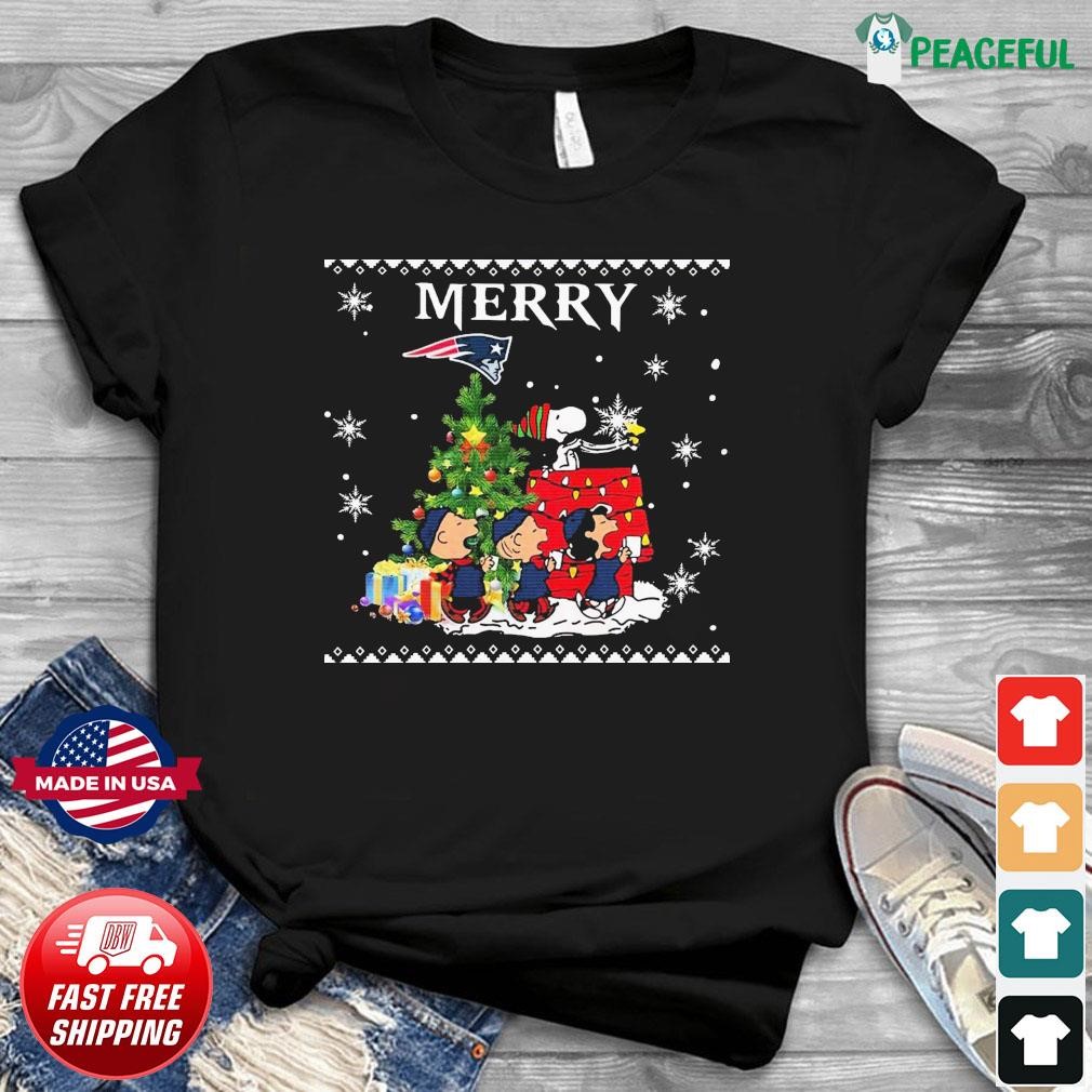 New England Patriots Snoopy Lover Ugly Christmas Sweater