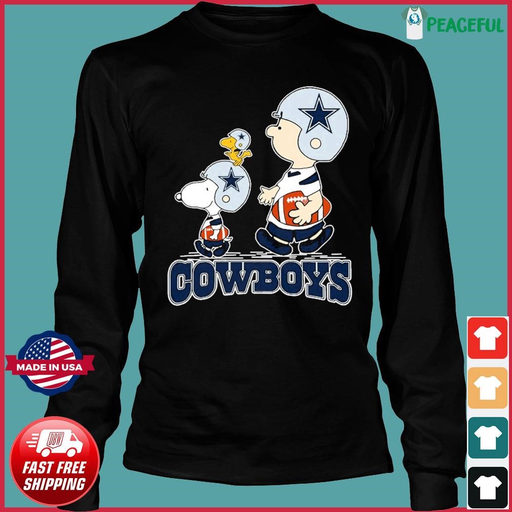 Dallas Cowboys snoopy and charlie brown Peanuts shirt, hoodie