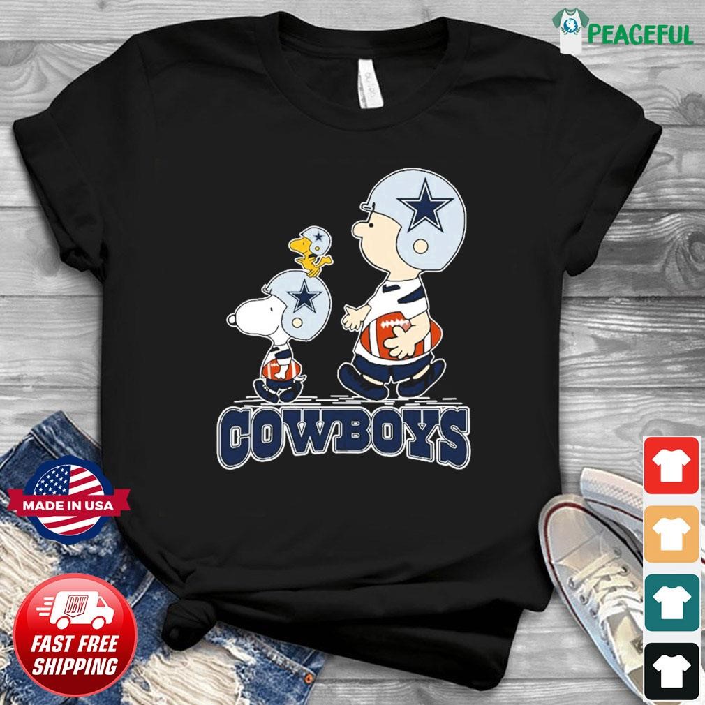 Dallas Cowboys christmas t shirt custom Snoopy - Dallas Cowboys Home