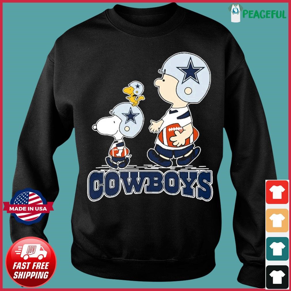 Snoopy Charlie Brown Dallas Cowboys Peanuts Shirt - High-Quality Printed  Brand