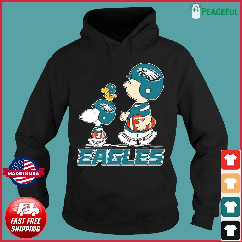 Philadelphia Eagles Snoopy and Charlie Brown Peanuts shirt, hoodie