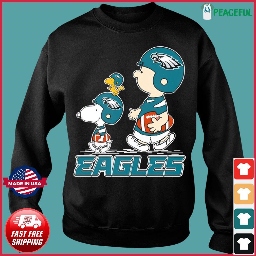 Snoopy and Charlie Brown happy Philadelphia Eagles T-shirt, hoodie,  sweater, long sleeve and tank top