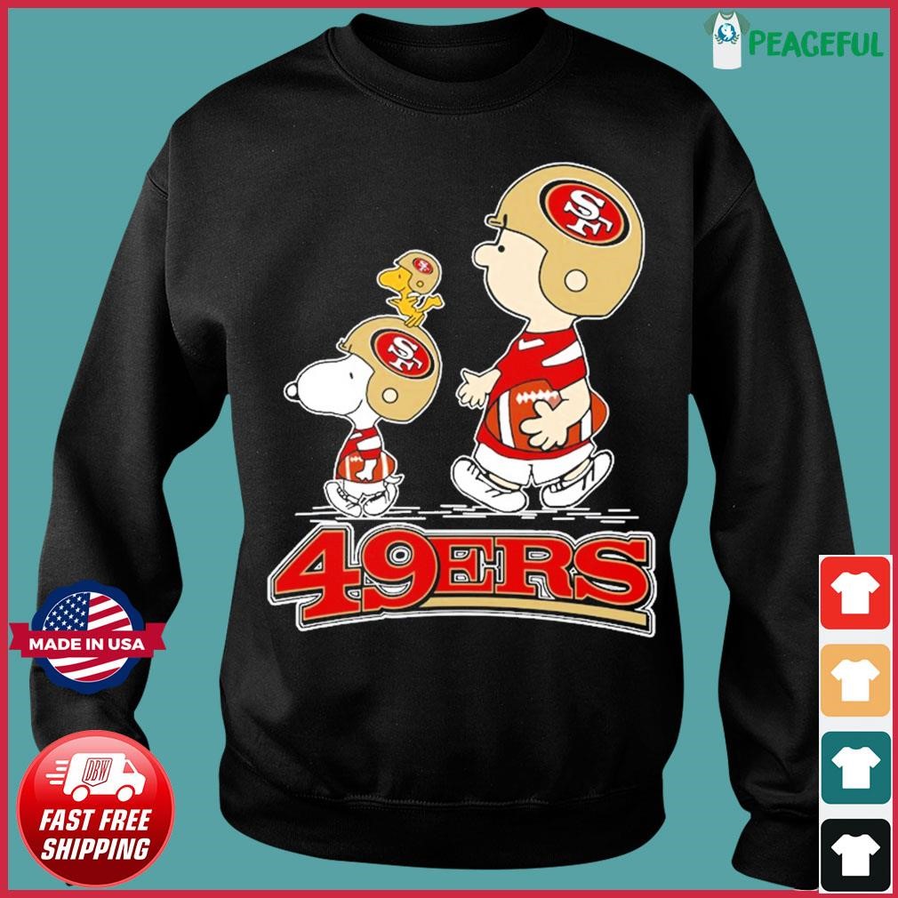 Woodstock Snoopy 49ers shirt,sweater, hoodie, sweater, long sleeve