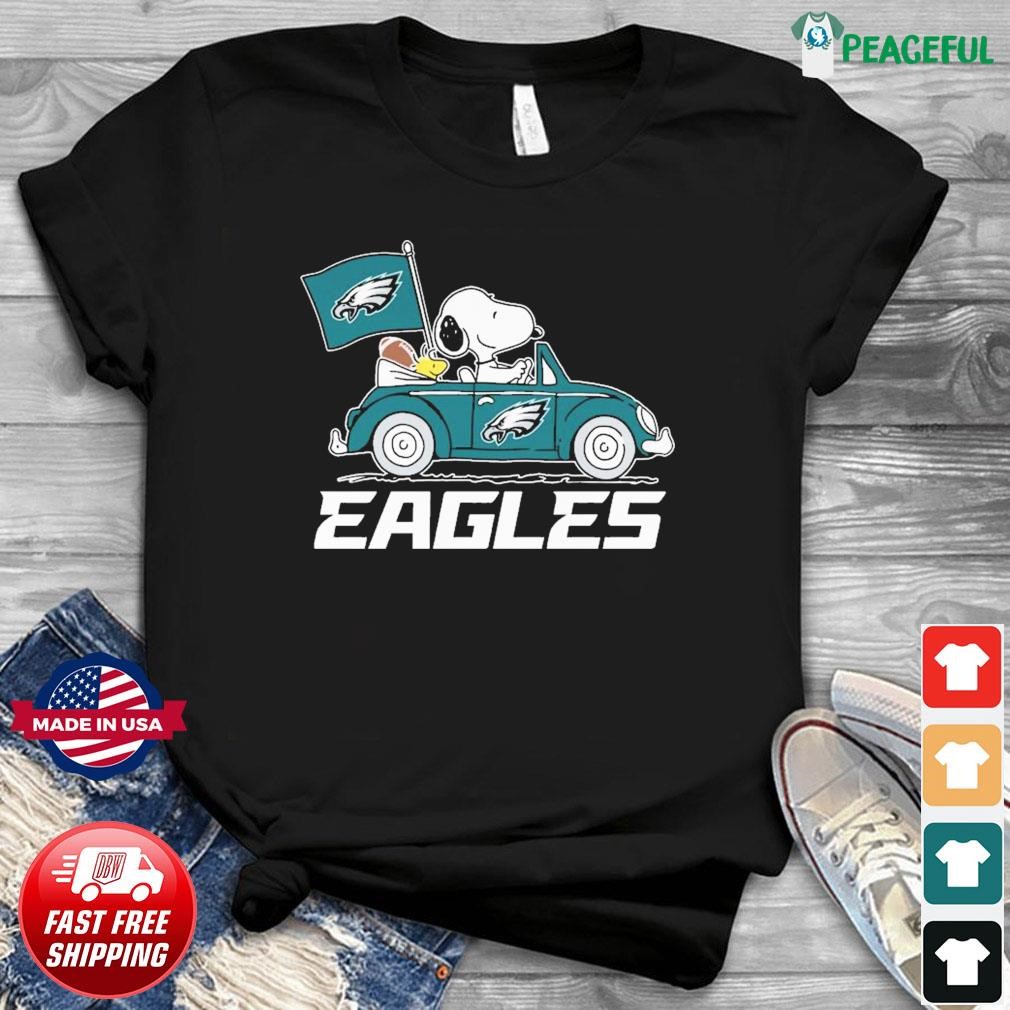 Philadelphia Eagles NFL Football Snoopy Woodstock The Peanuts Movie Youth  Sweatshirt