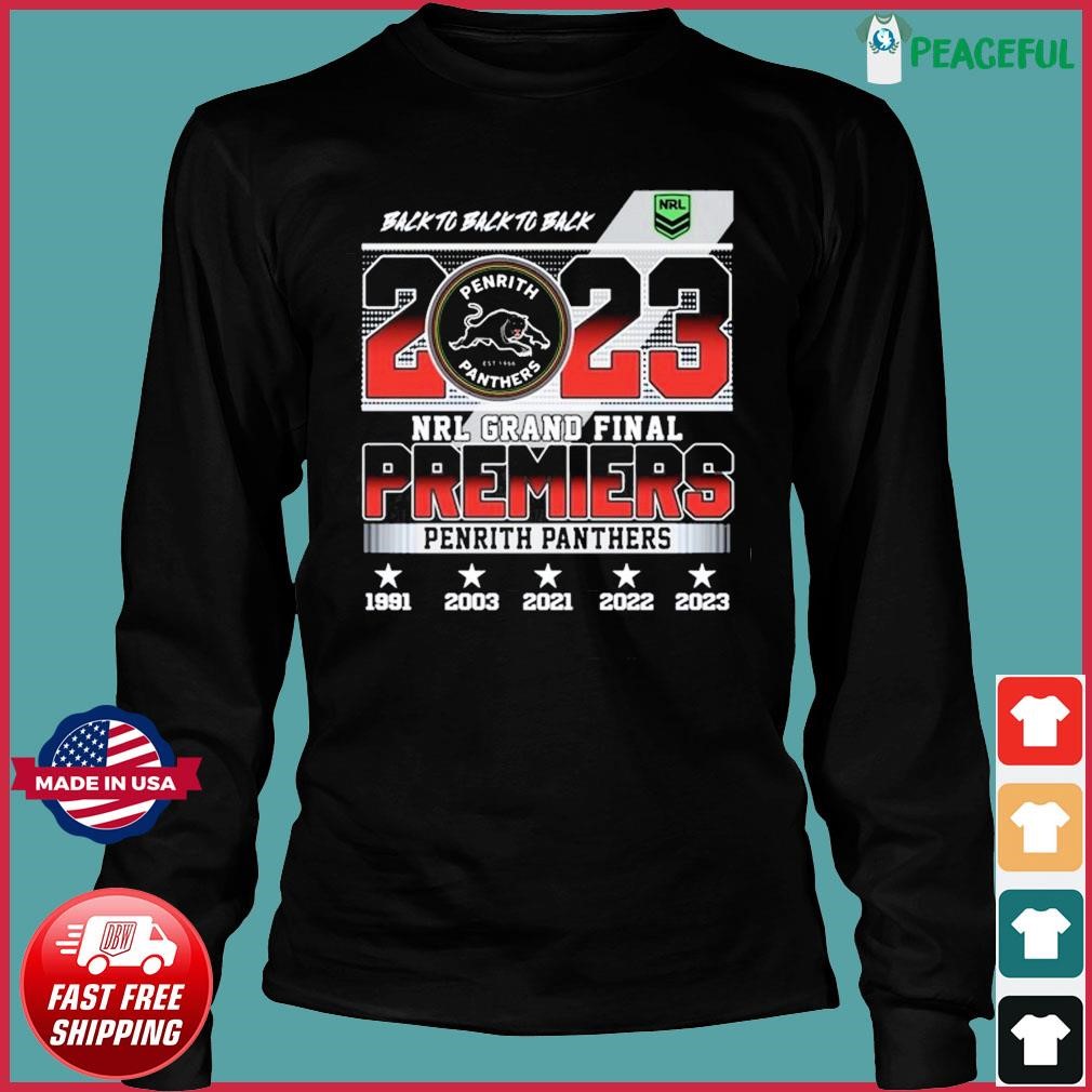 NRL Penrith Panthers 2022 Back To Back Premiers Jersey