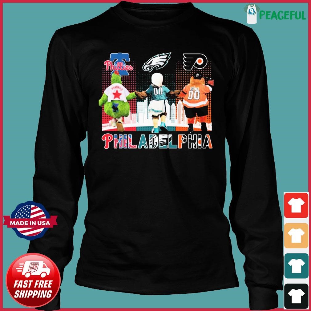 Philadelphia Sports Mascots Phillie Phanatic and Swoop shirt, hoodie,  sweater, long sleeve and tank top