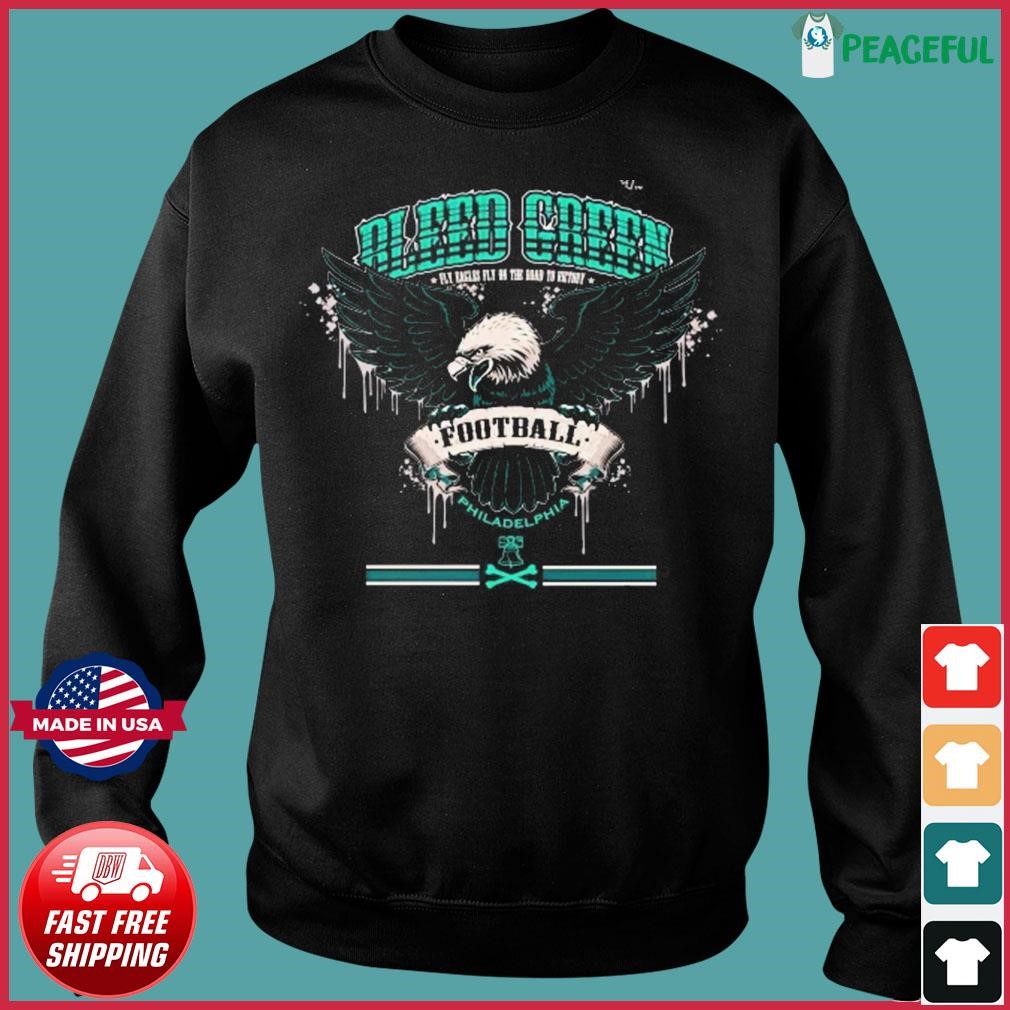 Bleed Green Philadelphia Eagles Football Fly Eagles Fly Tee Essential T- Shirt for Sale by LucionCreative