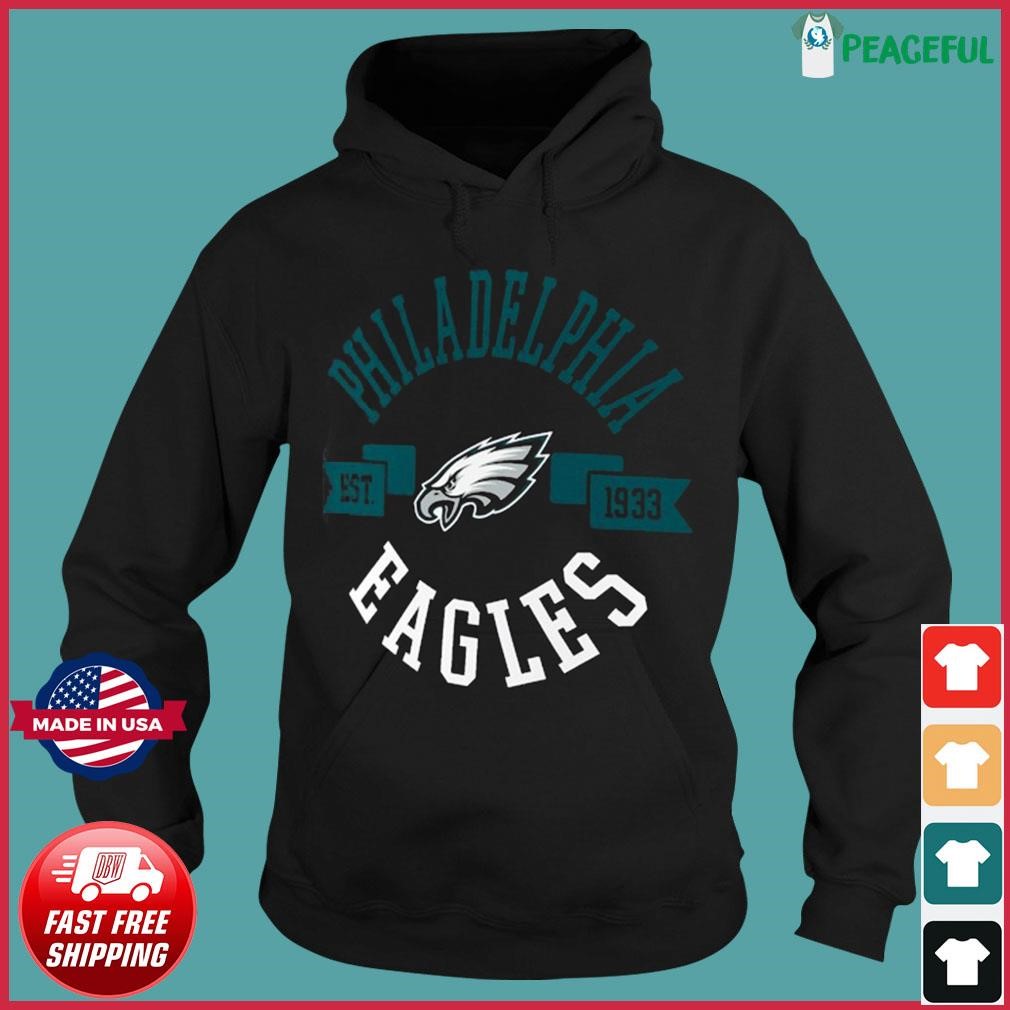 Women's G-III 4Her by Carl Banks White/Midnight Green Philadelphia Eagles Fashion Illustration T-Shirt Size: Large