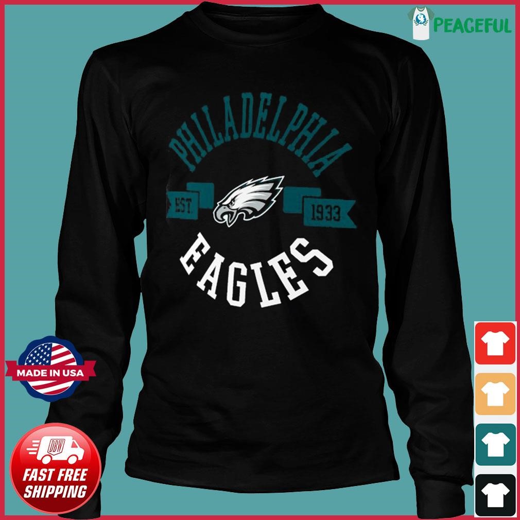 Women's G-III 4Her by Carl Banks White/Midnight Green Philadelphia Eagles Fashion Illustration T-Shirt Size: Small