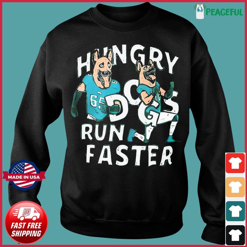 Lane Johnson And Chris Long Hungry Dogs Run Faster Philadelphia Eagles Tee  Shirt