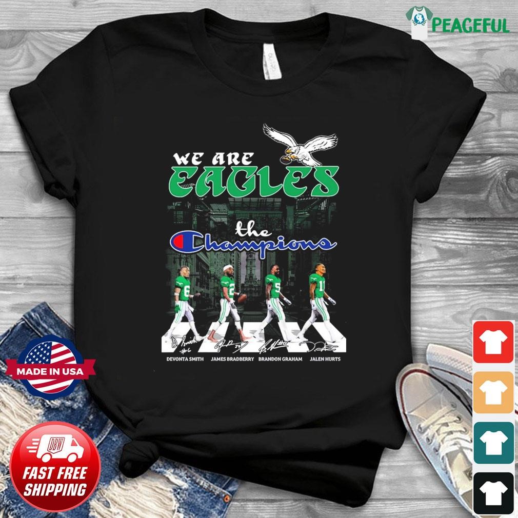 Philadelphia Eagles Abbey Road signatures shirt, hoodie, sweater